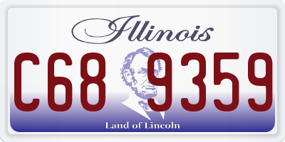 IL license plate C689359