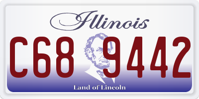 IL license plate C689442