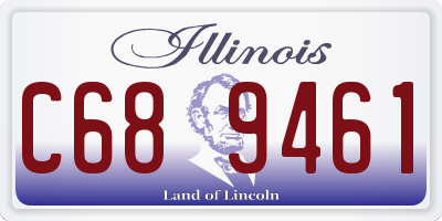 IL license plate C689461