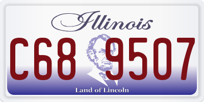 IL license plate C689507