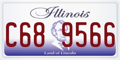 IL license plate C689566