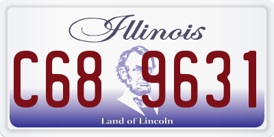 IL license plate C689631