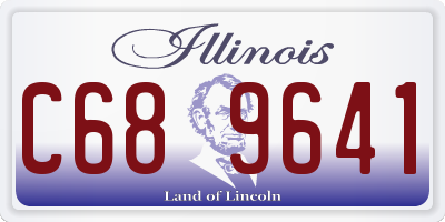 IL license plate C689641