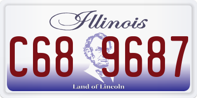 IL license plate C689687