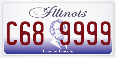 IL license plate C689999