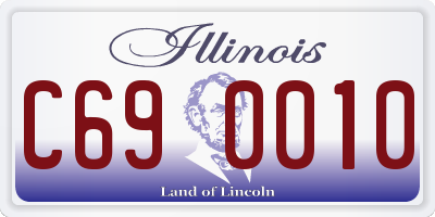 IL license plate C690010