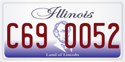 IL license plate C690052