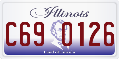 IL license plate C690126