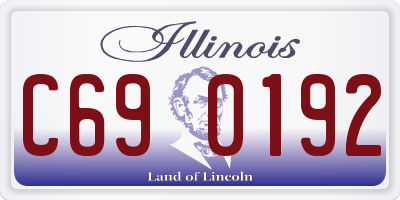 IL license plate C690192