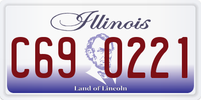 IL license plate C690221