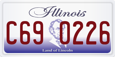 IL license plate C690226