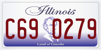 IL license plate C690279