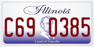 IL license plate C690385