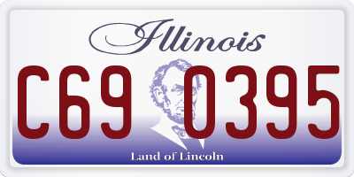 IL license plate C690395