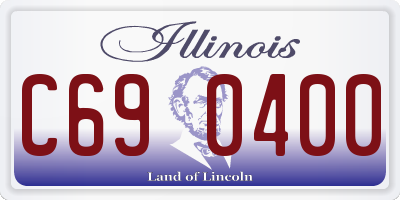 IL license plate C690400
