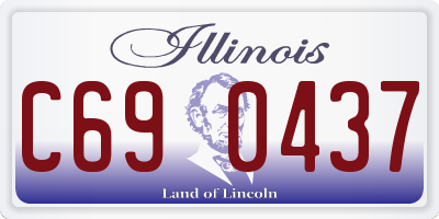 IL license plate C690437