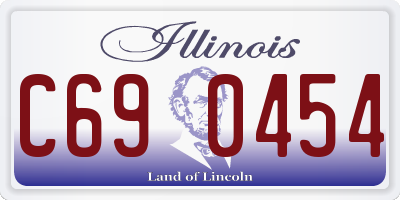 IL license plate C690454