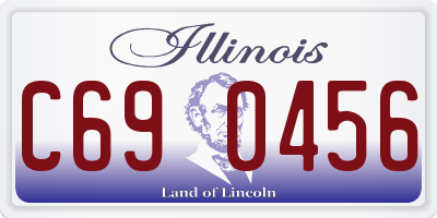 IL license plate C690456