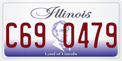 IL license plate C690479