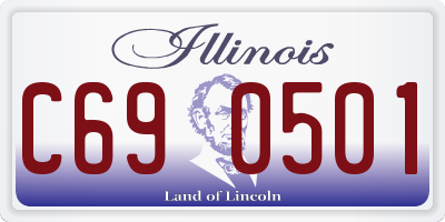 IL license plate C690501