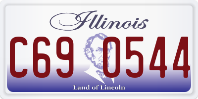 IL license plate C690544