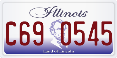 IL license plate C690545