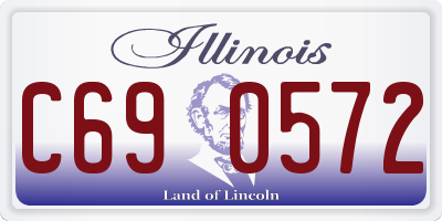 IL license plate C690572