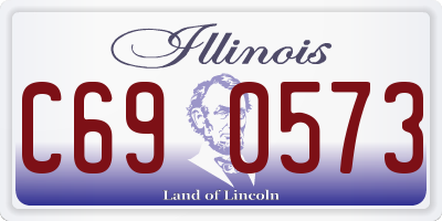 IL license plate C690573