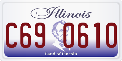 IL license plate C690610