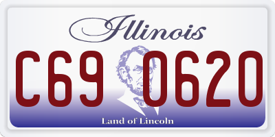 IL license plate C690620