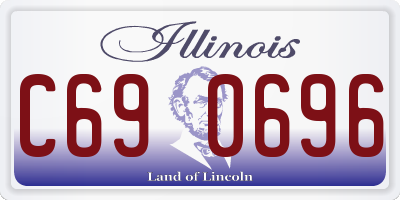 IL license plate C690696
