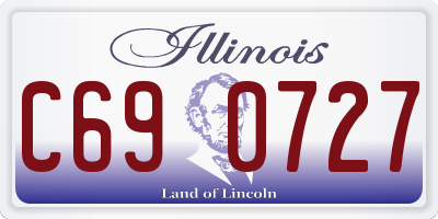 IL license plate C690727