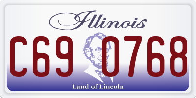 IL license plate C690768