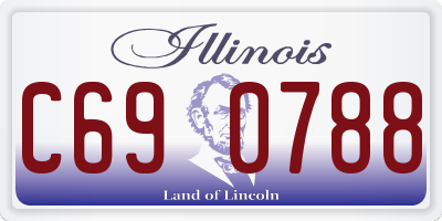 IL license plate C690788