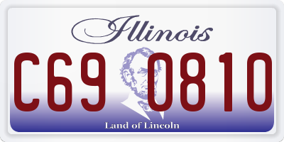 IL license plate C690810