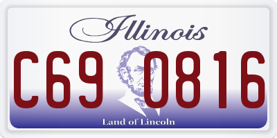 IL license plate C690816