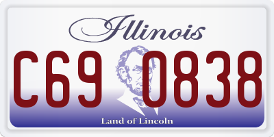 IL license plate C690838