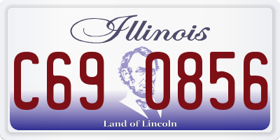 IL license plate C690856