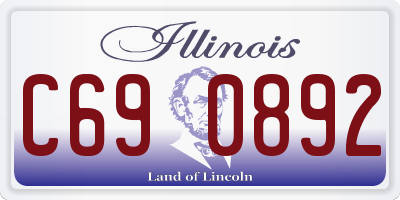 IL license plate C690892
