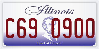 IL license plate C690900