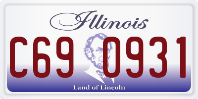 IL license plate C690931