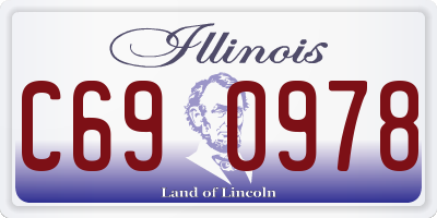 IL license plate C690978