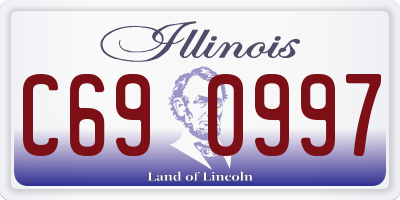 IL license plate C690997
