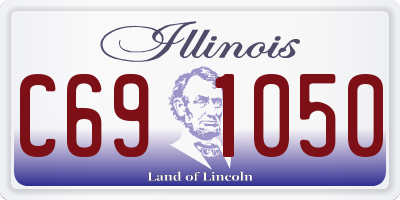 IL license plate C691050