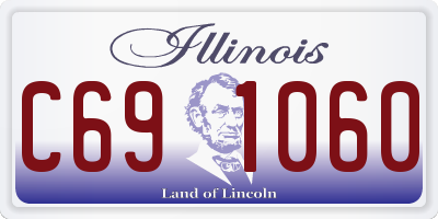 IL license plate C691060