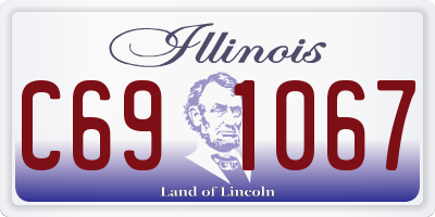 IL license plate C691067