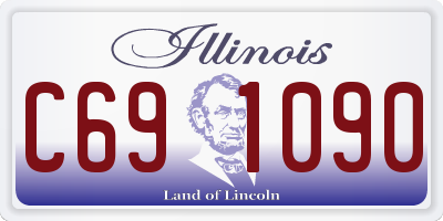 IL license plate C691090