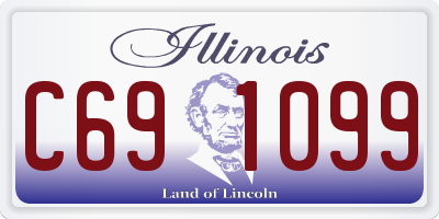 IL license plate C691099