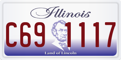 IL license plate C691117