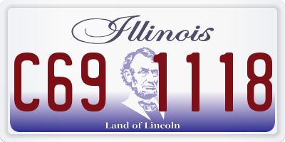 IL license plate C691118